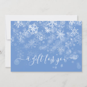 Holiday Snowflake Black White Elegant Christmas