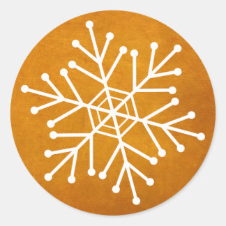 Holiday Snowflake Envelope or Present Seals