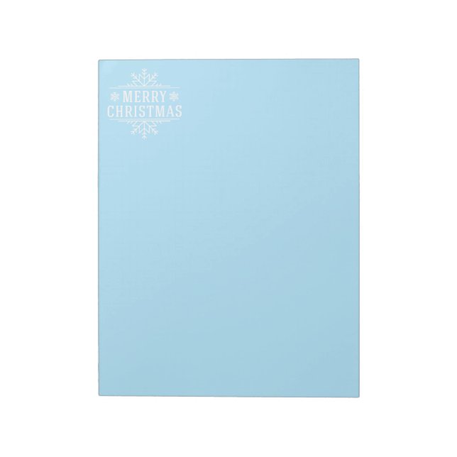 Holiday Snowflake Notepad (Rotated)