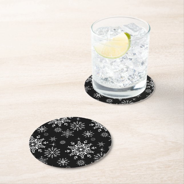 Holiday Snowflake Paper Coaster (Insitu)