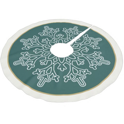 Holiday Snowflake Tree Skirt