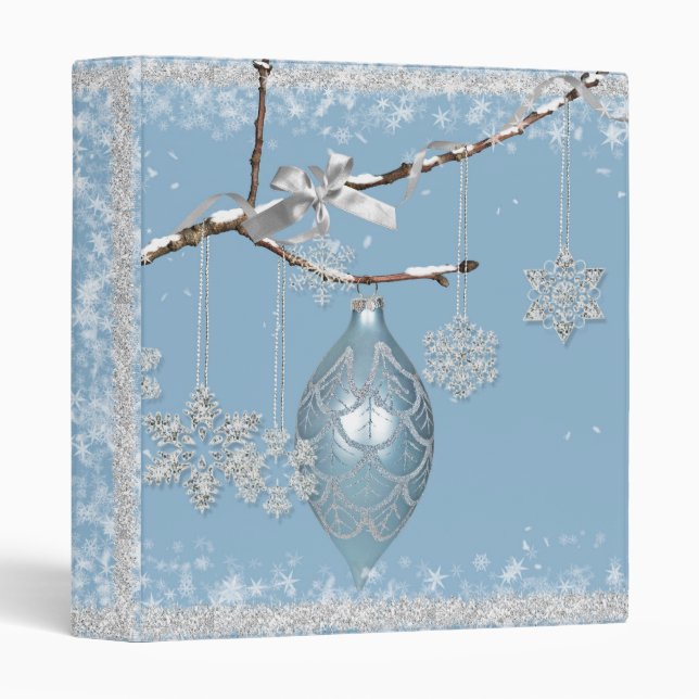 Holiday Snowflakes Binder (Front/Spine)
