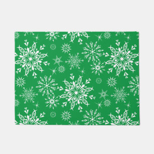Holiday  Snowflakes Doormat