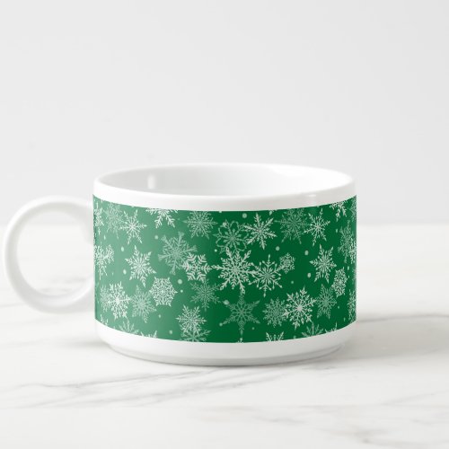 Holiday Snowflakes Jumbo Chili Mug
