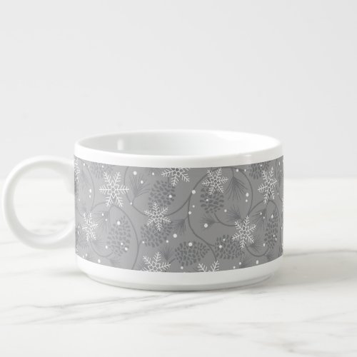 Holiday Snowflakes Jumbo Chili Mug