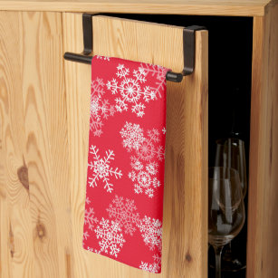 Holiday Snowflakes Kitchen Towel