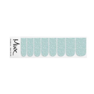 Holiday Snowflakes Merry Christmas Minx Nail Art