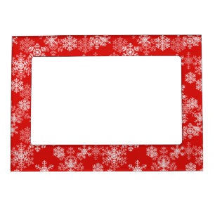 Holiday Snowflakes Picture Frame