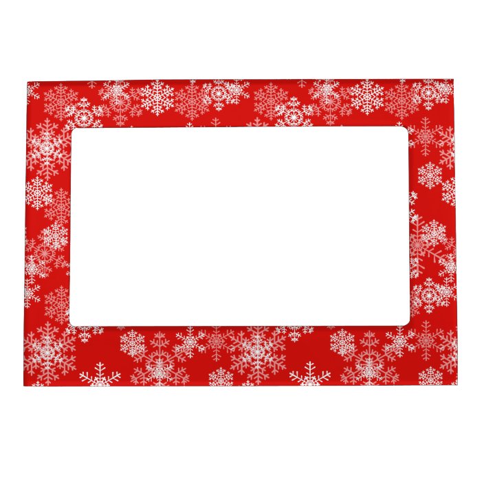 Holiday Snowflakes Picture Frame | Zazzle.com