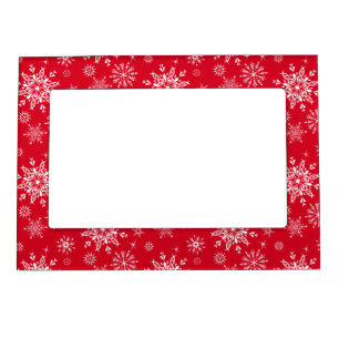 Holiday Snowflakes Picture Frame