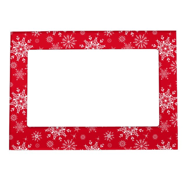 Holiday Snowflakes Picture Frame (Front)