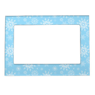 Holiday Snowflakes Picture Frame