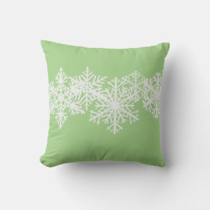 Holiday Snowflakes Pillow