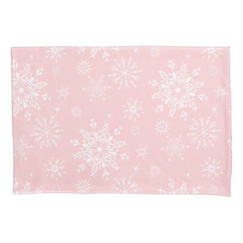 Holiday Snowflakes Pillow Case