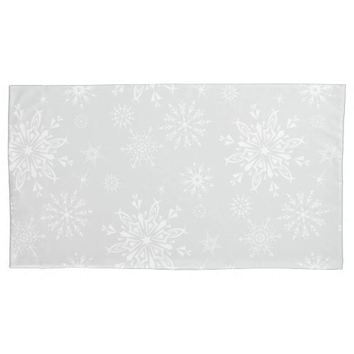 Holiday Snowflakes Pillow Case