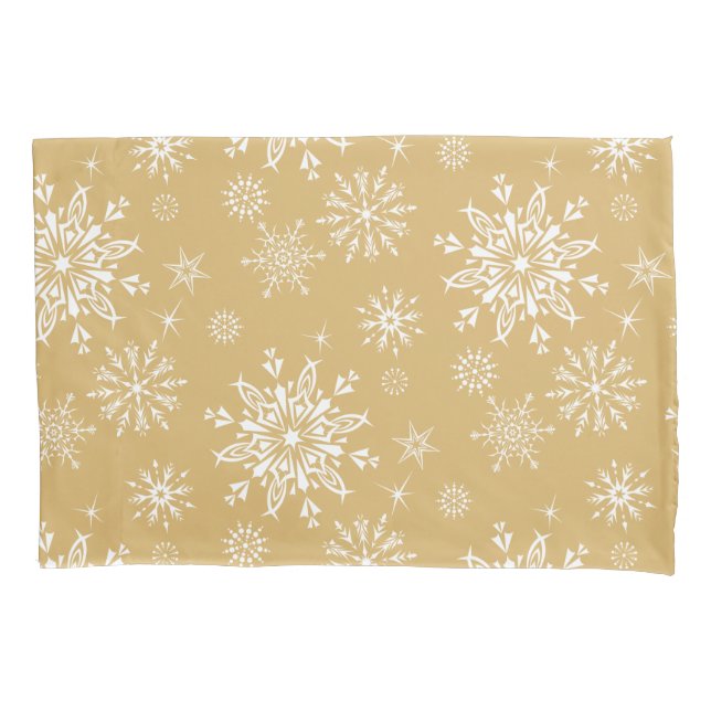 Holiday Snowflakes Pillowcase (Front)