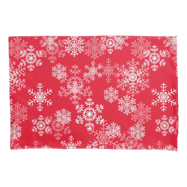 Holiday Snowflakes Pillowcase (Front)