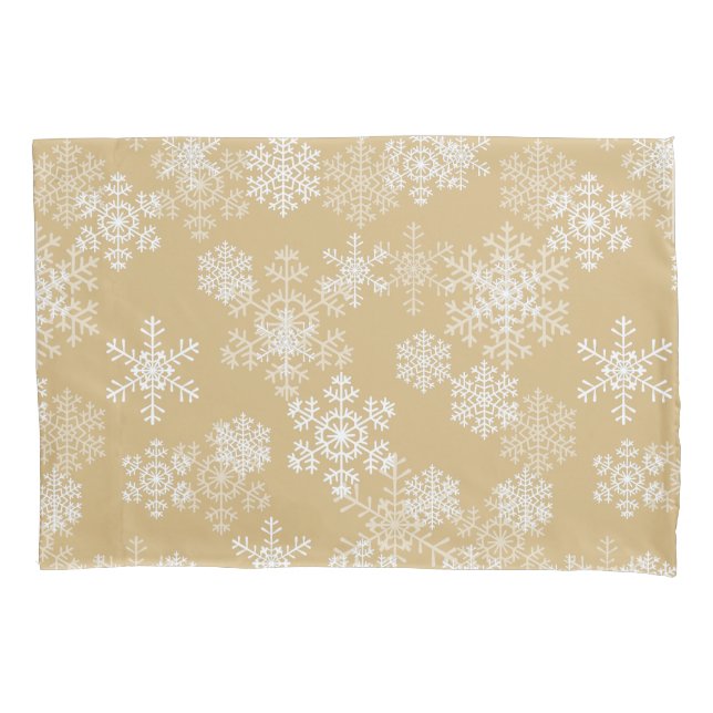 Holiday Snowflakes Pillowcase (Front)