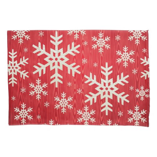 Holiday Snowflakes Pillowcase