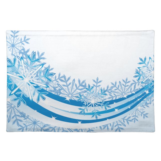 Holiday Snowflakes Placemat (Front)