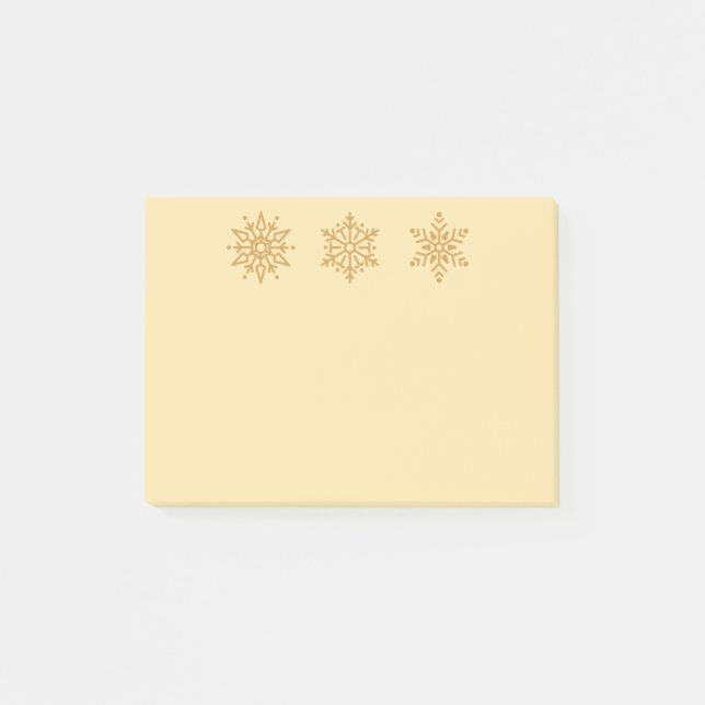 Holiday Snowflakes Post-it-Notes Post-it Notes (Front)