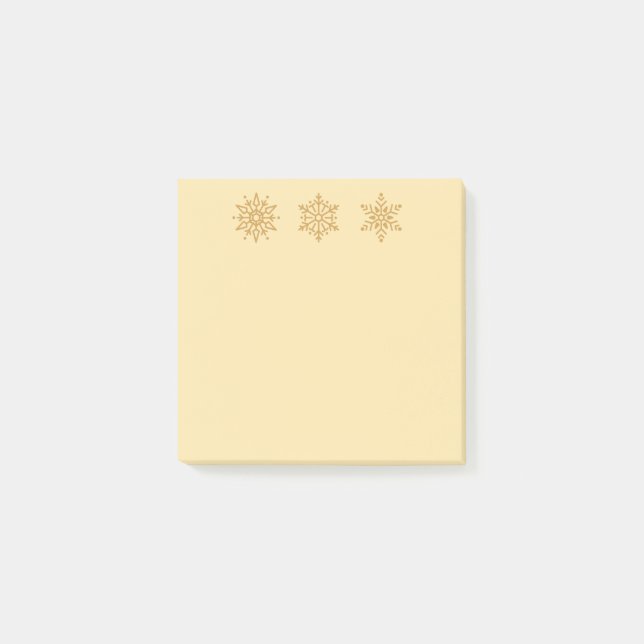 Holiday Snowflakes Post-it-Notes Post-it Notes (Front)