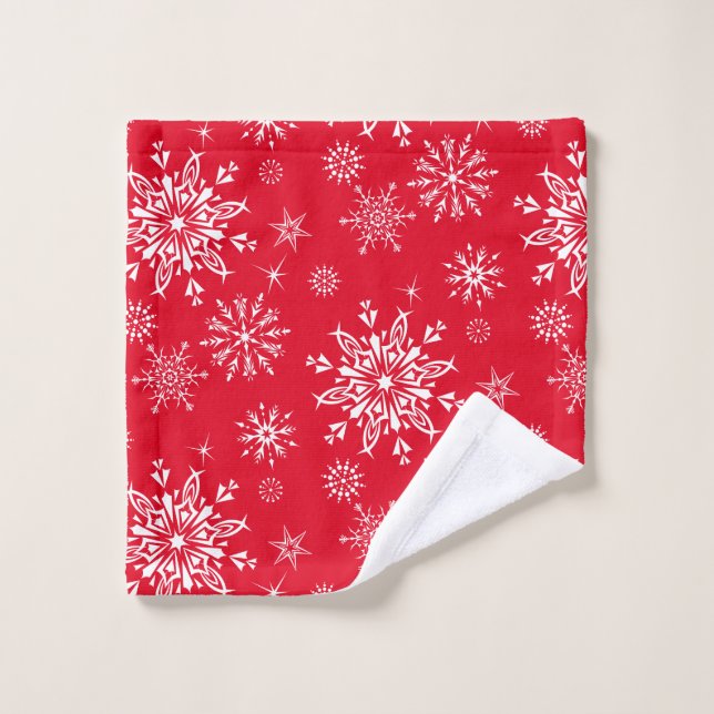 Holiday Snowflakes   Wash Cloth (Wash Cloth)