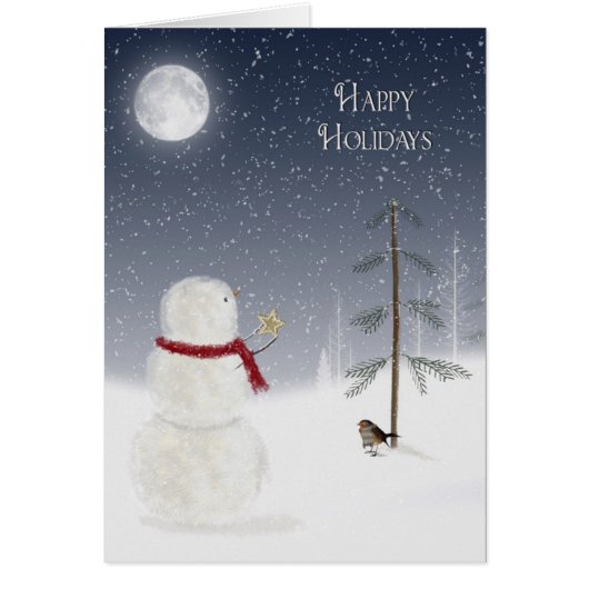 Holiday Snowman (Front)