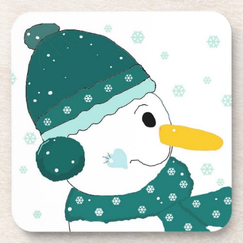 Holiday Snowman Coaster