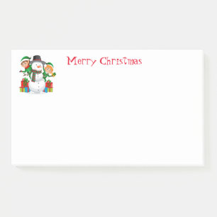 Holiday Snowman Notes