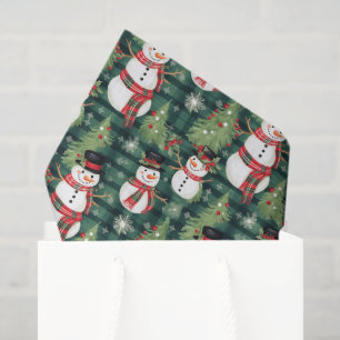Holiday Snowman Tissue Paper Tissue Paper