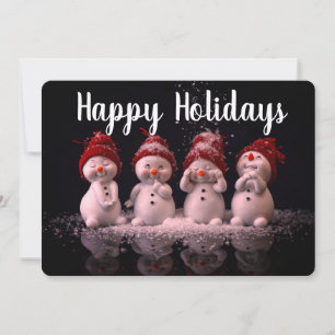 Holiday Snowmen Card