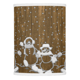 Holiday Snowmen Lamp Shade