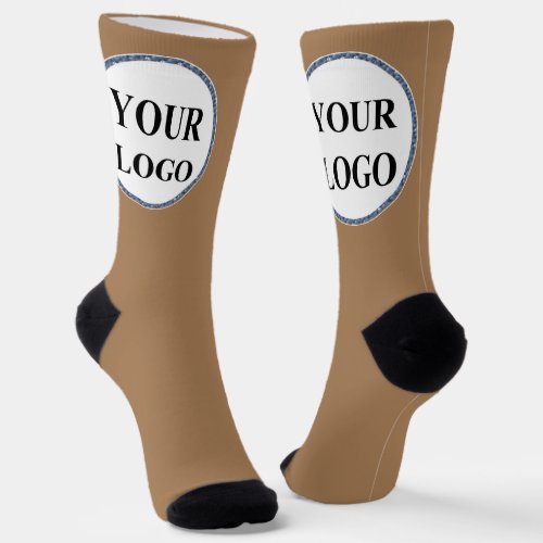 Holiday Socks ADD YOUR LOGO Whimsical Merry