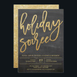 Holiday Soiree Glitter Chalkboard Party Invite<br><div class="desc">Designed by fat*fa*tin. Easy to customize with your own text,  photo or image. For custom requests,  please contact fat*fa*tin directly. Custom charges apply.

www.zazzle.com/fat_fa_tin
www.zazzle.com/color_therapy
www.zazzle.com/fatfatin_blue_knot
www.zazzle.com/fatfatin_red_knot
www.zazzle.com/fatfatin_mini_me
www.zazzle.com/fatfatin_box
www.zazzle.com/fatfatin_design
www.zazzle.com/fatfatin_ink</div>