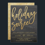 Holiday Soiree Glitter Chalkboard Party Invite<br><div class="desc">Designed by fat*fa*tin. Easy to customize with your own text,  photo or image. For custom requests,  please contact fat*fa*tin directly. Custom charges apply.

www.zazzle.com/fat_fa_tin
www.zazzle.com/color_therapy
www.zazzle.com/fatfatin_blue_knot
www.zazzle.com/fatfatin_red_knot
www.zazzle.com/fatfatin_mini_me
www.zazzle.com/fatfatin_box
www.zazzle.com/fatfatin_design
www.zazzle.com/fatfatin_ink</div>
