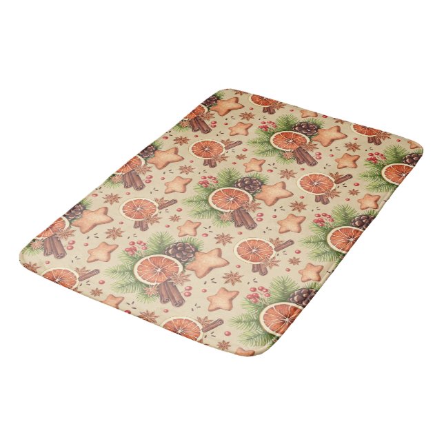 Holiday Spice Bath Mat (Angled)