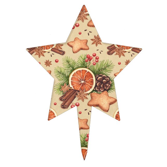 Holiday Spice Cake Pick (Front)