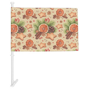 Holiday Spice Car Flag