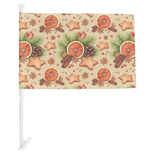 Holiday Spice Car Flag (Front)