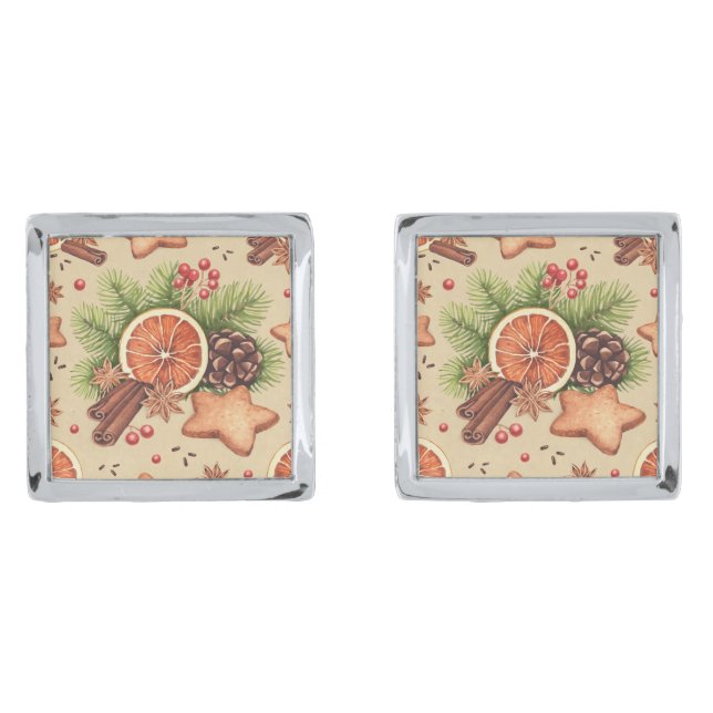Holiday Spice Cufflinks (Front)