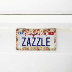 Holiday Spice License Plate Frame