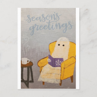 Holiday Spirit Christmas Ghost Card