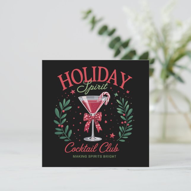 Holiday Spirit Cocktail Club Christmas Party (Standing Front)
