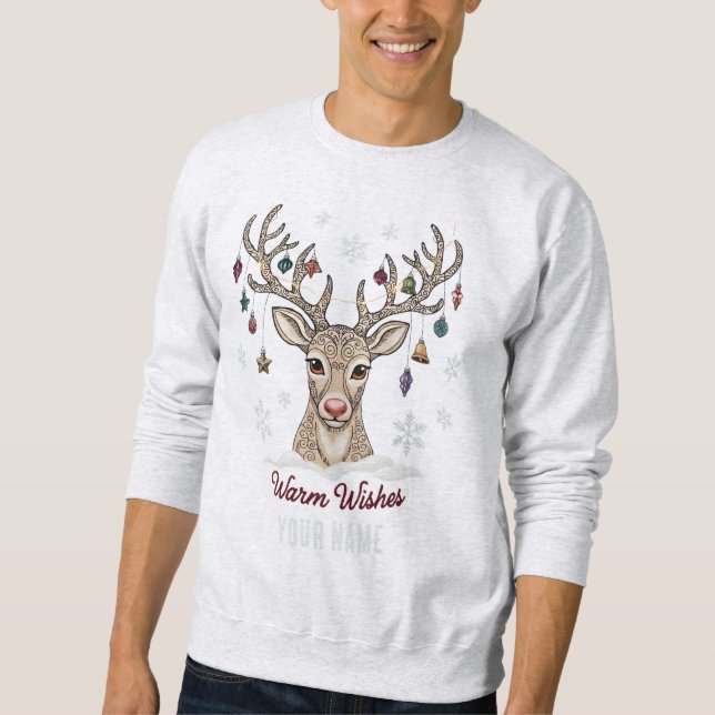 Holiday Spirit, Deer Edition Sweatshirt (Front)