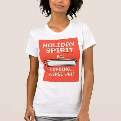 Holiday Spirit Loading Bar T-Shirt