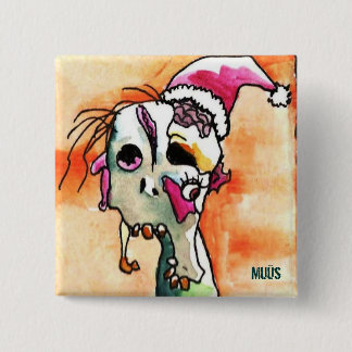 Holiday Spirit Zombie Button