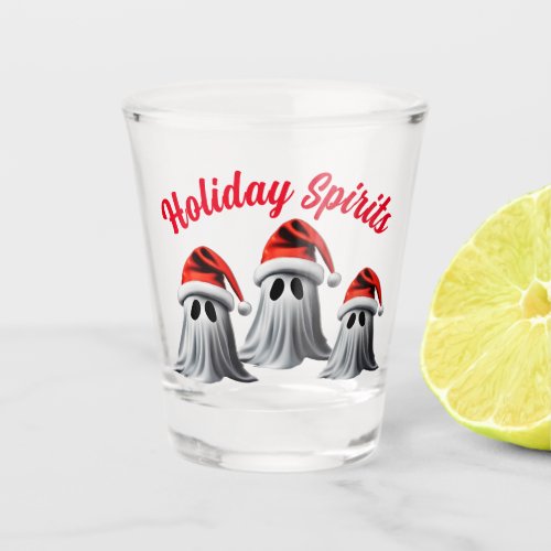 Holiday Spirits Shot Glass