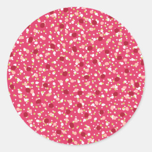Holiday Sprinkles Hot Pink Sticker