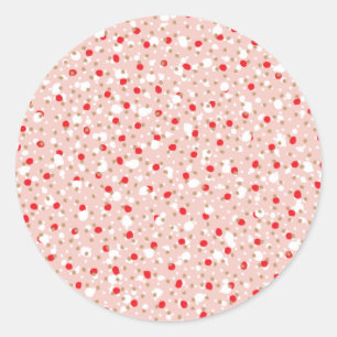 Holiday Sprinkles Pastel Pink Sticker
